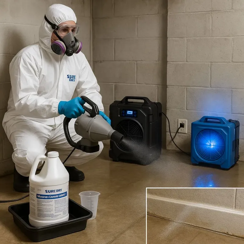Sanitization and Odor Removal process in Harnett County, NC