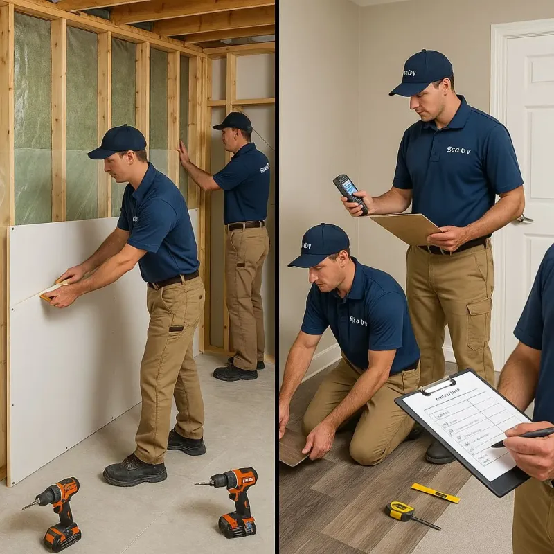 Repairs and Reconstruction process in Harnett County, NC